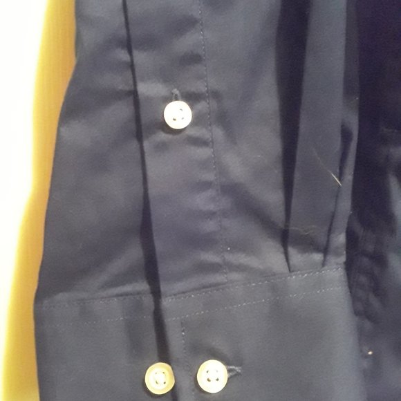 Croft&Barrow Mens Blue button down long sleeve dress shirt size Large NWT - Picture 5 of 8
